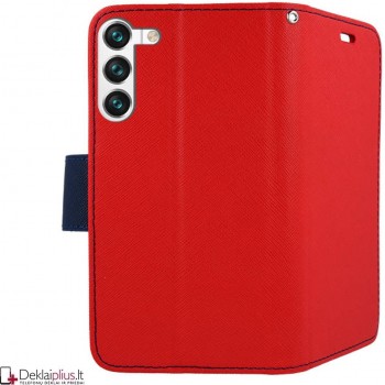 Telone dėklas su skyreliais - raudonas (Samsung S23)